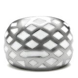 TK216 - High polished (no plating) Stainless Steel Ring with No Stone - Alamode
