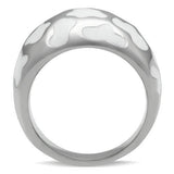 TK217 - High polished (no plating) Stainless Steel Ring with No Stone - Alamode