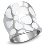 TK224 - High polished (no plating) Stainless Steel Ring with No Stone - Alamode