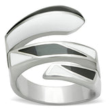 TK228 - High polished (no plating) Stainless Steel Ring with No Stone - Alamode