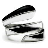 TK228 - High polished (no plating) Stainless Steel Ring with No Stone - Alamode