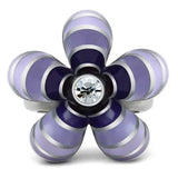 TK229 - High polished (no plating) Stainless Steel Ring with No Stone - Alamode - Flyclothing LLC