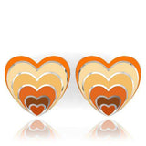 TK234 - High polished (no plating) Stainless Steel Earrings with No Stone - Alamode - Flyclothing LLC