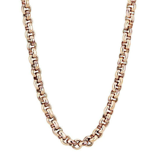 TK2425R - IP Rose Gold(Ion Plating) Stainless Steel Chain with No Stone - Alamode - Flyclothing LLC
