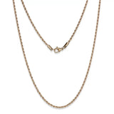 TK2426R - IP Rose Gold(Ion Plating) Stainless Steel Chain with No Stone - Alamode - Flyclothing LLC