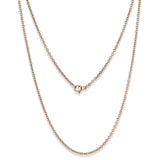 TK2428R - IP Rose Gold(Ion Plating) Stainless Steel Chain with No Stone - Alamode