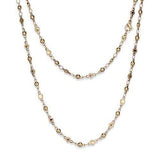 TK2432R - IP Rose Gold(Ion Plating) Stainless Steel Chain with No Stone - Alamode - Flyclothing LLC