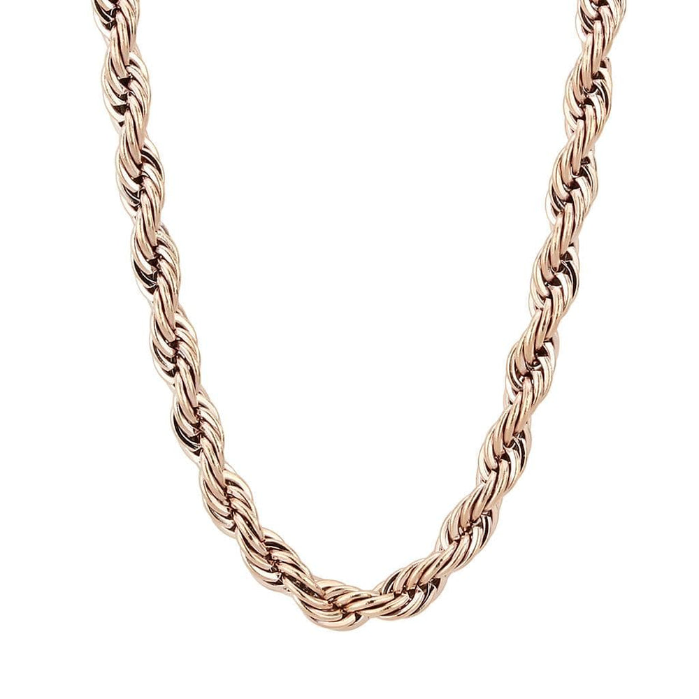TK2434R - IP Rose Gold(Ion Plating) Stainless Steel Chain with No Stone - Alamode
