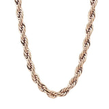 TK2434R - IP Rose Gold(Ion Plating) Stainless Steel Chain with No Stone - Alamode