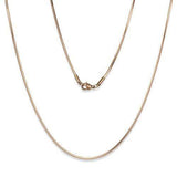 TK2435R - IP Rose Gold(Ion Plating) Stainless Steel Chain with No Stone - Alamode - Flyclothing LLC