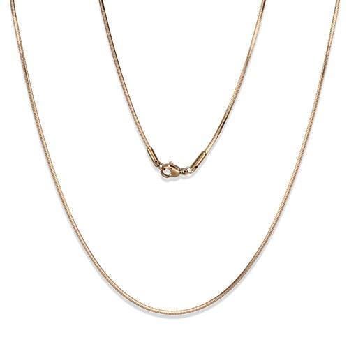TK2435R - IP Rose Gold(Ion Plating) Stainless Steel Chain with No Stone - Alamode