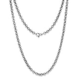 TK2438 - High polished (no plating) Stainless Steel Chain with No Stone - Alamode