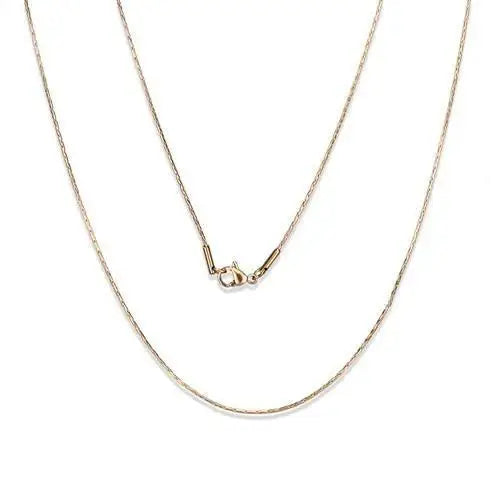 TK2439R - IP Rose Gold(Ion Plating) Stainless Steel Chain with No Stone - Alamode - Flyclothing LLC