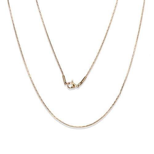 TK2439R - IP Rose Gold(Ion Plating) Stainless Steel Chain with No Stone - Alamode
