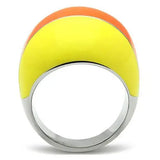 TK257 - High polished (no plating) Stainless Steel Ring with No Stone - Alamode - Flyclothing LLC