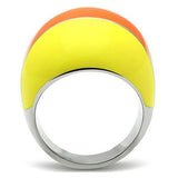 TK257 - High polished (no plating) Stainless Steel Ring with No Stone - Alamode