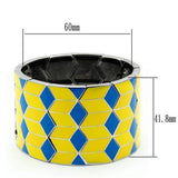 TK295 - High polished (no plating) Stainless Steel Bracelet with No Stone - Alamode - Flyclothing LLC
