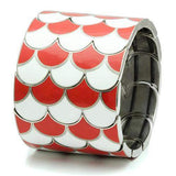 TK296 - High polished (no plating) Stainless Steel Bracelet with No Stone - Alamode - Flyclothing LLC