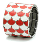 TK296 - High polished (no plating) Stainless Steel Bracelet with No Stone - Alamode