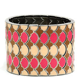 TK297 - High polished (no plating) Stainless Steel Bracelet with No Stone - Alamode - Flyclothing LLC