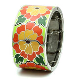 TK301 - High polished (no plating) Stainless Steel Bracelet with No Stone - Alamode - Flyclothing LLC