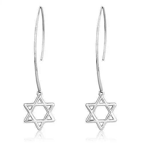 TK3147 - High polished (no plating) Stainless Steel Earrings with No Stone - Alamode - Flyclothing LLC