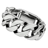TK338 - High polished (no plating) Stainless Steel Bracelet with No Stone - Alamode