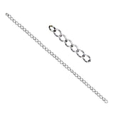 TK3529 - High polished (no plating) Stainless Steel Chain with No Stone - Alamode - Flyclothing LLC