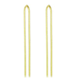 TK3531 - IP Gold(Ion Plating) Stainless Steel Earrings with No Stone - Alamode - Flyclothing LLC