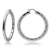 TK415 - High polished (no plating) Stainless Steel Earrings with No Stone - Alamode - Flyclothing LLC