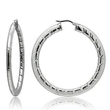 TK418 - High polished (no plating) Stainless Steel Earrings with No Stone - Alamode - Flyclothing LLC