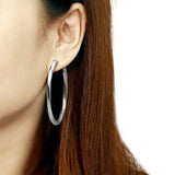 TK420 - High polished (no plating) Stainless Steel Earrings with No Stone - Alamode - Flyclothing LLC