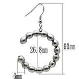 TK429 - High polished (no plating) Stainless Steel Earrings with No Stone - Alamode - Flyclothing LLC