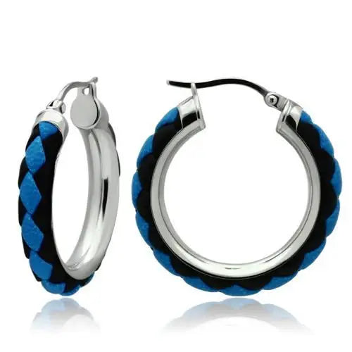 TK433 - High polished (no plating) Stainless Steel Earrings with No Stone - Alamode - Flyclothing LLC