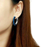TK433 - High polished (no plating) Stainless Steel Earrings with No Stone - Alamode - Flyclothing LLC