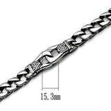 TK435 - High polished (no plating) Stainless Steel Bracelet with No Stone - Alamode - Flyclothing LLC