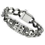 TK437 - High polished (no plating) Stainless Steel Bracelet with No Stone - Alamode