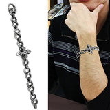 TK439 - High polished (no plating) Stainless Steel Bracelet with No Stone - Alamode