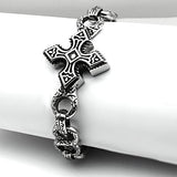 TK439 - High polished (no plating) Stainless Steel Bracelet with No Stone - Alamode