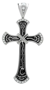 TK456 - High polished (no plating) Stainless Steel Chain Pendant with No Stone - Alamode - Flyclothing LLC