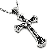 TK456 - High polished (no plating) Stainless Steel Chain Pendant with No Stone - Alamode