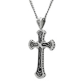 TK456 - High polished (no plating) Stainless Steel Chain Pendant with No Stone - Alamode