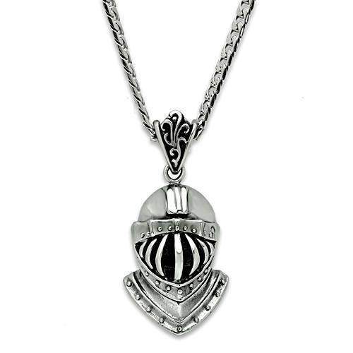 TK458 - High polished (no plating) Stainless Steel Chain Pendant with No Stone - Alamode - Flyclothing LLC