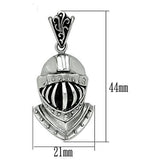 TK458 - High polished (no plating) Stainless Steel Chain Pendant with No Stone - Alamode