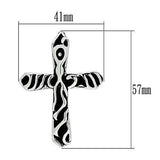 TK460 - High polished (no plating) Stainless Steel Chain Pendant with No Stone - Alamode - Flyclothing LLC