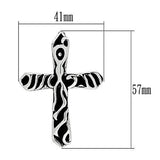 TK460 - High polished (no plating) Stainless Steel Chain Pendant with No Stone - Alamode