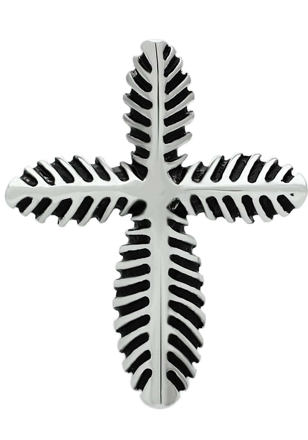 TK461 - High polished (no plating) Stainless Steel Chain Pendant with No Stone - Alamode - Flyclothing LLC