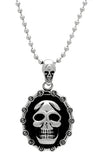 TK463 - High polished (no plating) Stainless Steel Chain Pendant with No Stone - Alamode