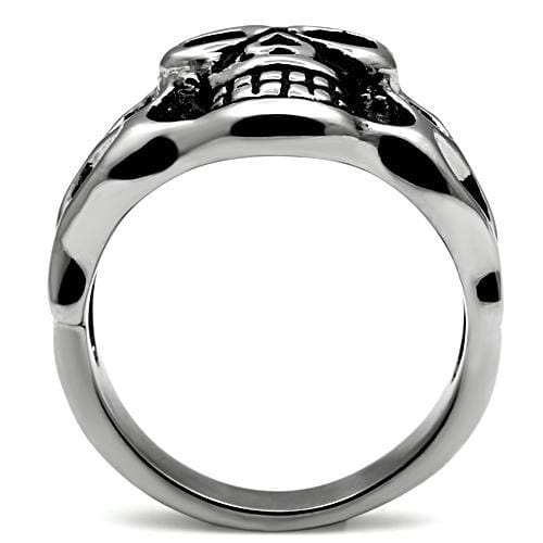 TK468 - High polished (no plating) Stainless Steel Ring with No Stone - Alamode - Flyclothing LLC
