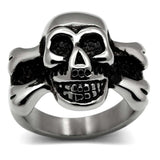 TK474 - High polished (no plating) Stainless Steel Ring with No Stone - Alamode - Flyclothing LLC